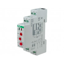 PCU-510DUO; Timer; 0,1s÷24days; DPDT; 250VAC/8A; Usup: 230VAC; 24VDC; DIN; PIN: 9; F&F