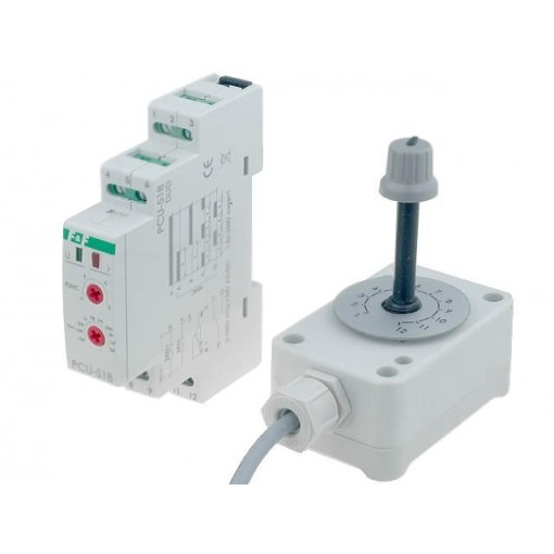 PCU-518DUO; Timer; 0,1s÷24days; SPDT; 250VAC/8A; Usup: 230VAC; 24VDC; DIN; PIN: 9; F&F