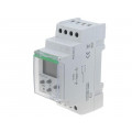 PCZ-521.3; Programmable time switch; Range: 24h / 7days; SPDT; 24÷264VAC; F&F