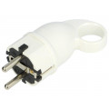 D.3101N; Connector: AC supply; male; plug; 2P+PE; 250VAC; 16A; white; PIN: 3; PAWBOL D.3101N; Connector: AC supply; male; plug; 2P+PE; 250VAC; 16A; white; PIN: 3; PAWBOL