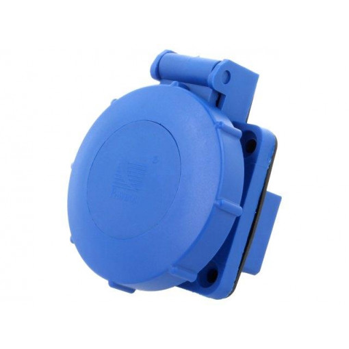 D.3146S; Connector: AC supply; socket; 2P+PE; 250VAC; 16A; blue; PIN: 3; IP67; PAWBOL