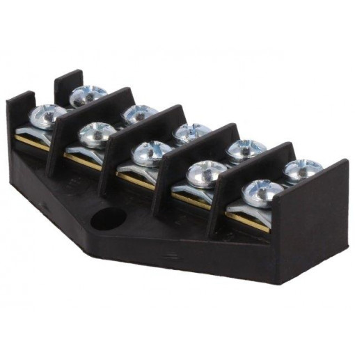 E.4005; Terminal block; screw terminal; 10mm2; 57A; ways: 5; terminals: 10; PAWBOL