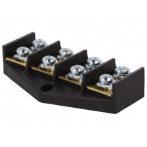 E.4006; Terminal block; screw terminal; 16mm2; 76A; ways: 4; terminals: 8; PAWBOL