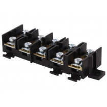 E.4007A; Terminal block; screw terminal; 16mm2; 76A; ways: 5; terminals: 10; PAWBOL