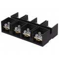 E.4008; Terminal block; screw terminal; 35mm2; 125A; ways: 4; terminals: 8; PAWBOL