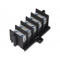 E.4009A; Terminal block; screw terminal; 35mm2; 150A; ways: 5; terminals: 10; PAWBOL