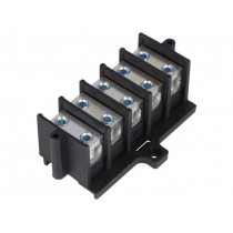 E.4009A; Terminal block; screw terminal; 35mm2; 150A; ways: 5; terminals: 10; PAWBOL
