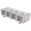 E.4026; Terminal block; screw terminal; 95mm2; 232A; ways: 4; Colour: grey; PAWBOL