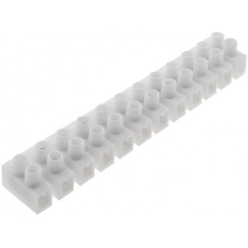 E.4031; Terminal block; screw terminal; 2.5mm2; 400V; 24A; ways: 12; PAWBOL