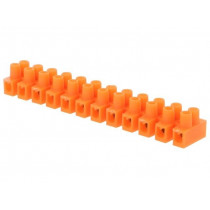 E.4032P; Terminal block; screw terminal; 4mm2; 400V; 32A; ways: 12; -20÷80°C; PAWBOL