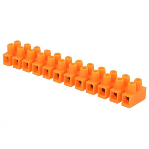 E.4034P; Terminal block; screw terminal; 10mm2; 400V; 57A; ways: 12; PAWBOL
