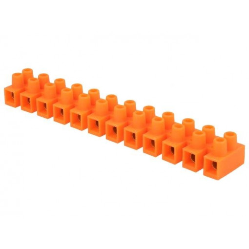 E.4035P; Terminal block; screw terminal; 16mm2; 400V; 76A; ways: 12; PAWBOL