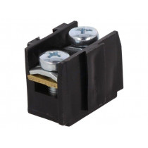 E.4070; Terminal block; screw terminal; 10mm2; 57A; ways: 1; terminals: 2; PAWBOL