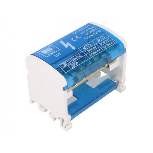 E.4073; Splice terminal: distribution block; screw terminal; 1.5÷25mm2; PAWBOL