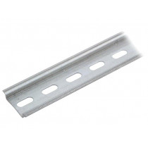 E.4105P; DIN rail; perforated; TS35; L: 1m; Mat: zinc-plated steel; PAWBOL
