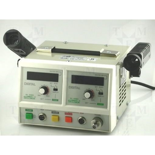 SL-916D; Soldering/desoldering station; digital; 50W; 150÷420°C; 230VAC; SORNY ROONG INDUSTRIAL SL-916D; Soldering/desoldering station; digital; 50W; 150÷420°C; 230VAC; SORNY ROONG INDUSTRIAL