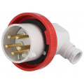 PEW 1665 SA; Connector: AC supply 3-phase; plug; male; 16A; 415VAC; IEC 60309; ILME PEW 1665 SA; Connector: AC supply 3-phase; plug; male; 16A; 415VAC; IEC 60309; ILME