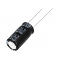 PF0J222MNN1020; Capacitor: electrolytic; THT; 2200uF; 6.3VDC; Ø10x20mm; Pitch: 5mm; Elite