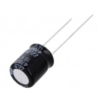 PF1C471MNN1012; Capacitor: electrolytic; THT; 470uF; 16VDC; Ø10x12.5mm; Pitch: 5mm; Elite