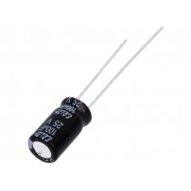 PF1E101MNN6311U; Capacitor: electrolytic; THT; 100uF; 25VDC; Ø6.3x11mm; Pitch: 2.5mm; Elite