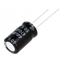 PF1H471MNN1220; Capacitor: electrolytic; THT; 470uF; 50VDC; Ø12.5x20mm; Pitch: 5mm; Elite