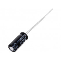 PF1J150MNN0511U; Capacitor: electrolytic; THT; 15uF; 63VDC; Ø5x11mm; Pitch: 2mm; ±20%; Elite