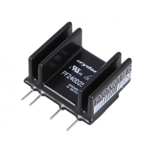 PF240D25R; Relay: solid state; Ucntrl: 3÷15VDC; 25A; 24÷280VAC; THT; SIP; CRYDOM