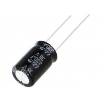 PF2C330MNN1020; Capacitor: electrolytic; THT; 33uF; 160VDC; Ø10x20mm; Pitch: 5mm; Elite