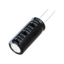 PF2W101MNN1840; Capacitor: electrolytic; THT; 100uF; 450VDC; Ø18x40mm; Pitch: 7.5mm; Elite