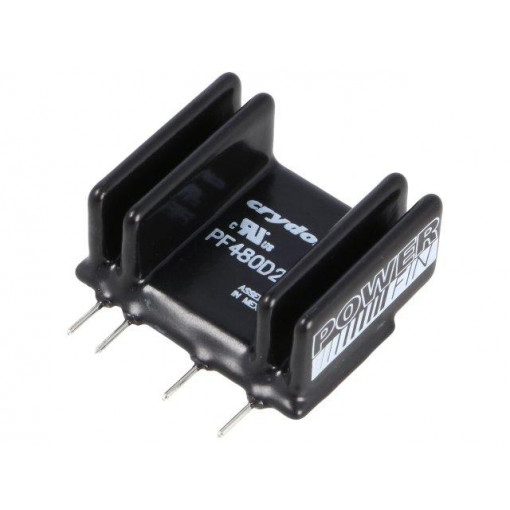 PF480D25R; Relay: solid state; Ucntrl: 4÷15VDC; 25A; 48÷660VAC; THT; SIP; CRYDOM
