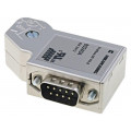 802404; D-Sub; PIN: 9; angled 35°; screw terminal; for cable; HELUKABEL 802404; D-Sub; PIN: 9; angled 35°; screw terminal; for cable; HELUKABEL