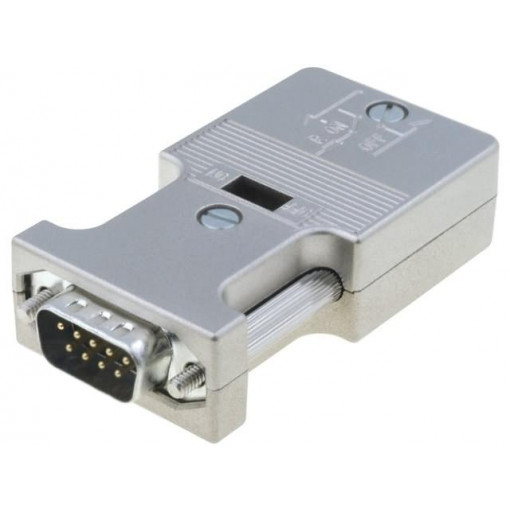 802405; D-Sub; PIN: 9; straight; screw terminal; for cable; Type: Profibus; HELUKABEL