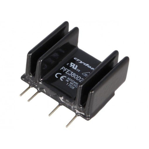 PFE380D25; Relay: solid state; Ucntrl: 15÷32VDC; 25A; 48÷530VAC; THT; SIP; CRYDOM