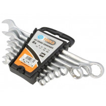 PGT120; Key set; combination spanner; Chrom-vanadium steel; Pcs: 8; PG TOOLS
