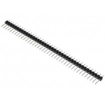 PH1-40-UA; Pin header; pin strips; male; PIN: 40; straight; 2.54mm; THT; 1x40; ADAM TECH