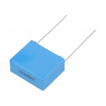 PHE844RF6220MR30L2; Capacitor: polypropylene; X1; 220nF; 480VAC; ±20%; THT; -40÷105°C; KEMET