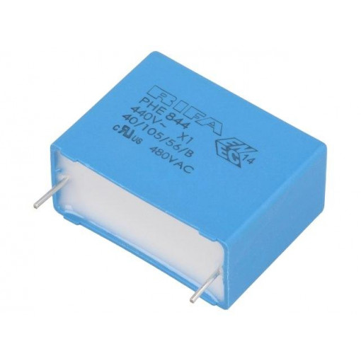 PHE844RF6470MR06L2; Capacitor: polypropylene; X1; 470nF; 480VAC; ±20%; THT; -40÷105°C; KEMET