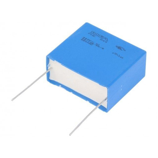 PHE844RR7150MR30L2; Capacitor: polypropylene; X1; 1.5uF; 480VAC; ±20%; THT; -40÷105°C; KEMET PHE844RR7150MR30L2; Capacitor: polypropylene; X1; 1.5uF; 480VAC; ±20%; THT; -40÷105°C; KEMET