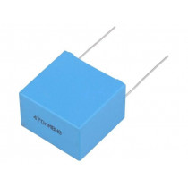 PHE845VZ6470MR30L2; Capacitor: polypropylene; X1; 470nF; 760VAC; ±20%; THT; -40÷105°C; KEMET
