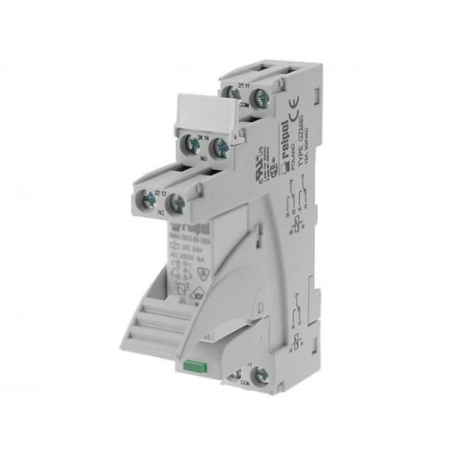 PI84-024DC-00LD; Relay: interface; DPDT; Ucoil: 24VDC; 8A; 8A/230VAC; 8A/24VDC; 100mΩ; RELPOL