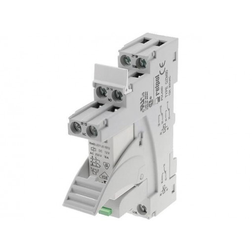 PI85-012DC-00LD; Relay: interface; SPDT; Ucoil: 12VDC; 16A; 16A/250VAC; 16A/24VDC; RELPOL