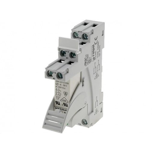 PI85-230AC-00LV; Relay: interface; SPDT; Ucoil: 230VAC; 16A; 16A/250VAC; 16A/24VDC; RELPOL