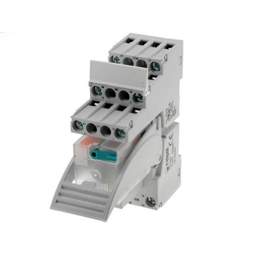 PIR2-012DC-00LD; Relay: interface; DPDT; Ucoil: 12VDC; 12A; 12A/250VAC; 12A/24VDC; RELPOL