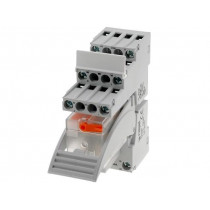 PIR2-024AC-00LV; Relay: interface; DPDT; Ucoil: 24VAC; 12A; 12A/250VAC; 12A/24VDC; RELPOL