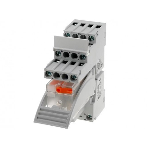 PIR2-024AC-00LV; Relay: interface; DPDT; Ucoil: 24VAC; 12A; 12A/250VAC; 12A/24VDC; RELPOL