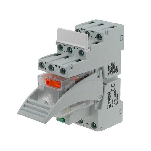 PIR3-024DC-00LD; Relay: interface; 3PDT; Ucoil: 24VDC; 10A; 10A/250VAC; 10A/24VDC; RELPOL