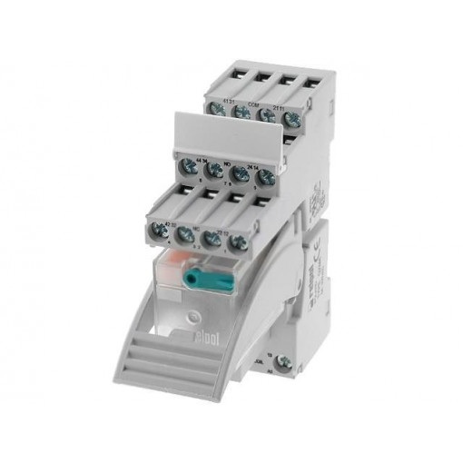 PIR4-012DC-00LD; Relay: interface; 4PDT; Ucoil: 12VDC; 6A; 6A/250VAC; 6A/24VDC; RELPOL