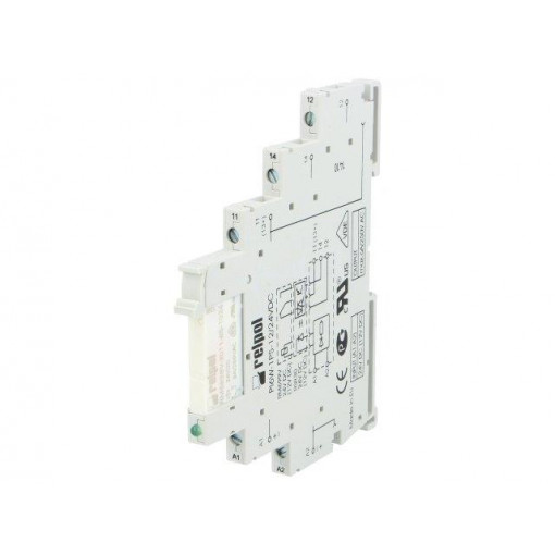 PIR6W-1PS-24VDC-R; Relay: interface; SPDT; Ucoil: 24VDC; 6A; SPDT; 6A/230VAC; 6A/24VDC; RELPOL