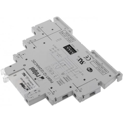 PIR6WT-1Z-24VAC/DC-R; Timer; 0,1s÷10days; SPST-NO; 250VAC/6A; 24VAC; 24VDC; DIN; -20÷55°C; RELPOL