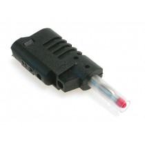 1086-SW; Plug; 4mm banana; 36A; 70VDC; black; 2.5mm2; Mounting: on cable; ELECTRO-PJP 1086-SW; Plug; 4mm banana; 36A; 70VDC; black; 2.5mm2; Mounting: on cable; ELECTRO-PJP